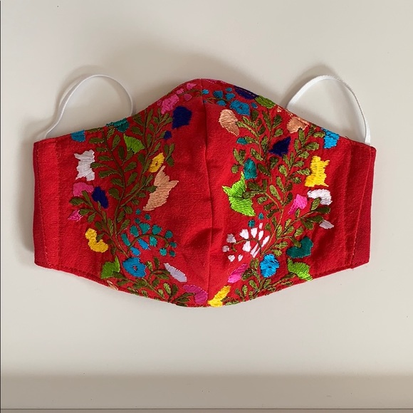 Reusable, Washable hand embroidered Face mask. - Picture 4 of 6